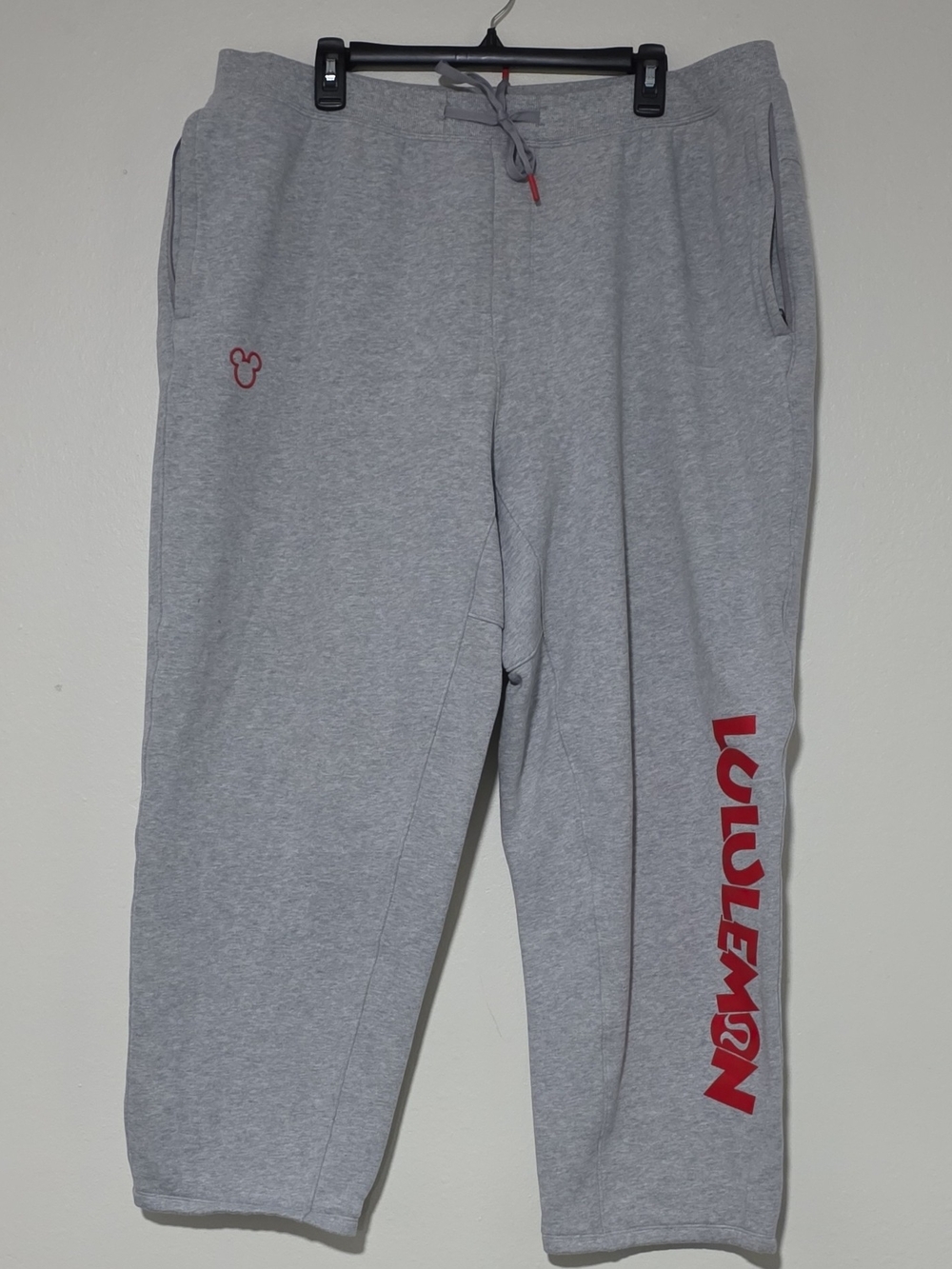 Lululemon X Disney Steady State Straight Leg Sweatpants Mickey Mouse
